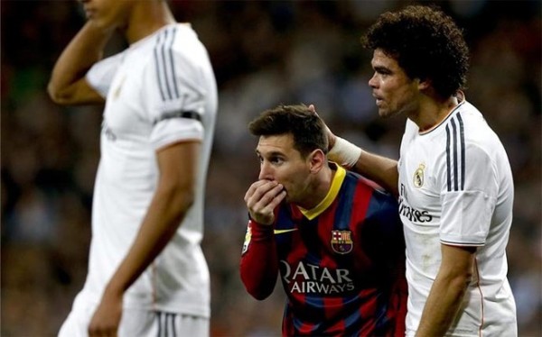 Lionel Messi & Pepe