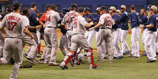 Rays Over Red Sox – Brawling Because They Can’t Stop Losing