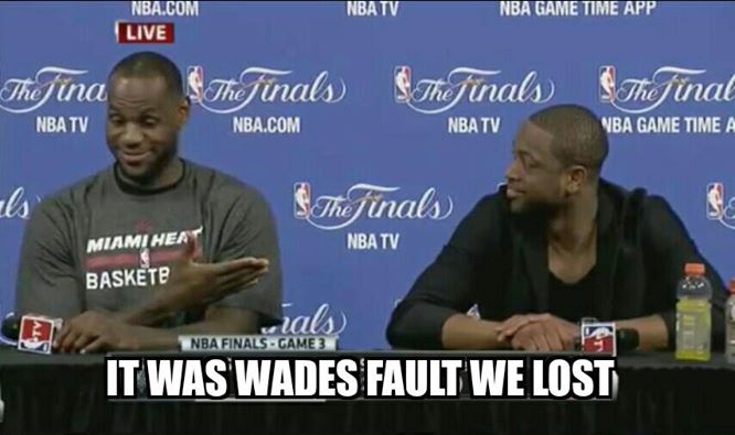 Blaming Wade