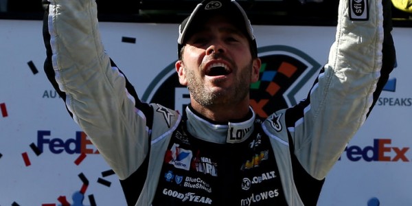 Jimmie Johnson Wins FedEx 400 – Feeling Right at Home