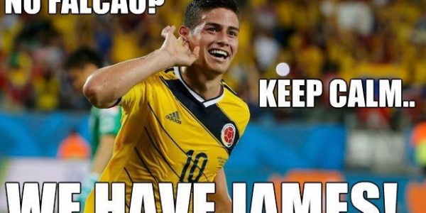 14 Best Memes of James Rodriguez & Colombia Knocking Uruguay Out of the World Cup