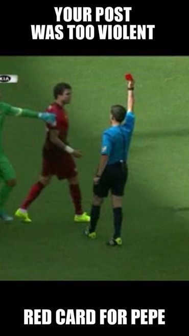 Red Card for Pepe