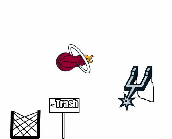 Spurs, Heat, Trash