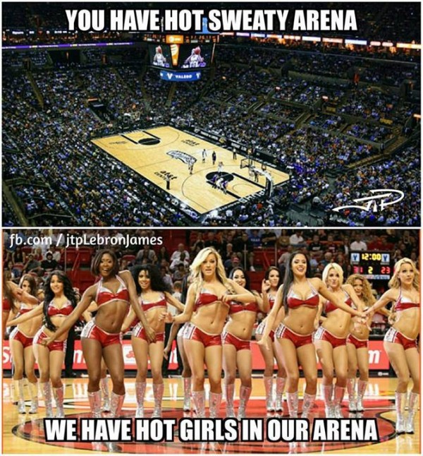Spurs vs Heat arena
