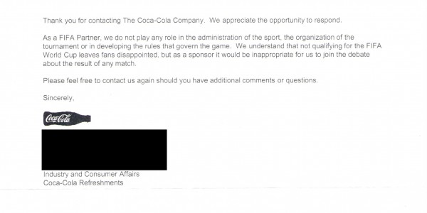 Coca-Cola Reach Out & Clarify After Letter Mistake