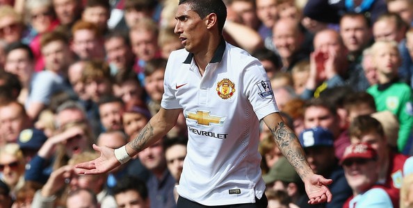 Manchester United – Angel di Maria Gets a Very Rough Welcome