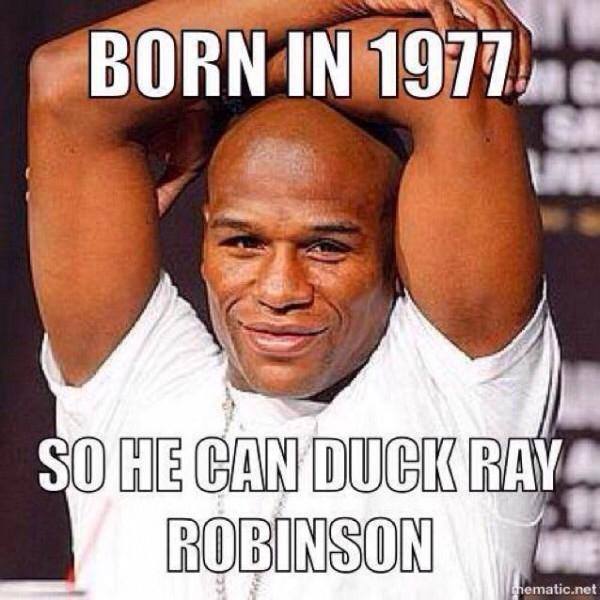 Ducking Ray Robinson