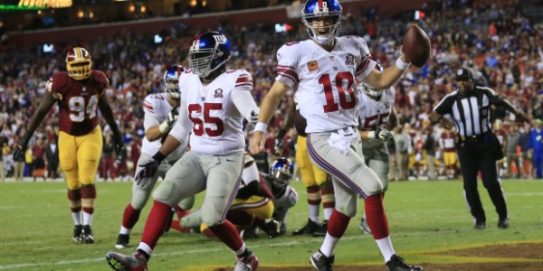 Giants Over Redskins – Can’t Win With So Many Turnovers
