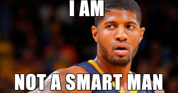 Paul George is Now Both Injured and Stupid