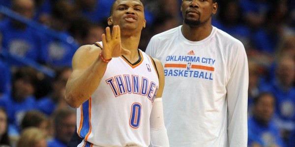 Kevin Durant Injury Means Russell Westbrook Going to Shoot Way Too Much