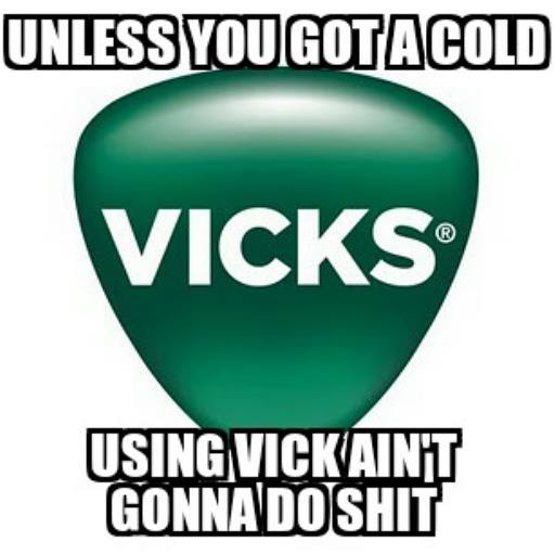 Vick doesn't help