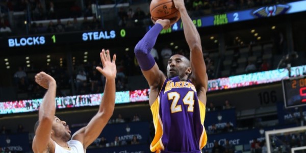 Los Angeles Lakers – Kobe Bryant Keeps Shooting, Jeremy Lin Gets to Watch