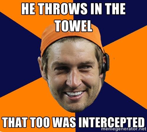 Cutler throws towel