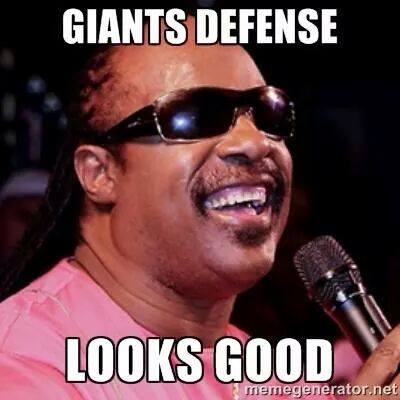 Giants defense looks good