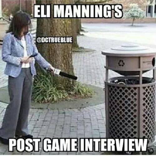 Manning's post game interview