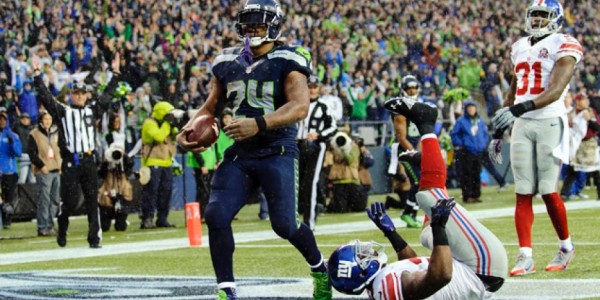 Seattle Seahawks – Marshawn Lynch & Russell Wilson Run All Over the New York Giants