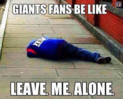 The usual from Giants fans