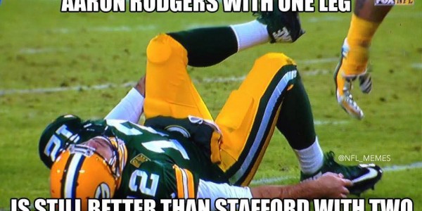 19 Best Memes of Aaron Rodgers & the Green Bay Packers Beating Ndamukong Suh & the Detroit Lions