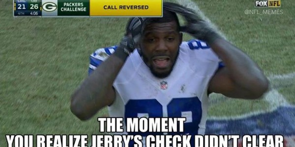 31 Best Memes of Tony Romo, Dez Bryant & the Dallas Cowboys Losing to Aaron Rodgers & the Green Bay Packers