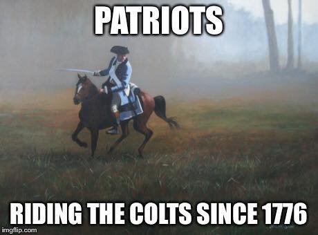 Riding the Colts