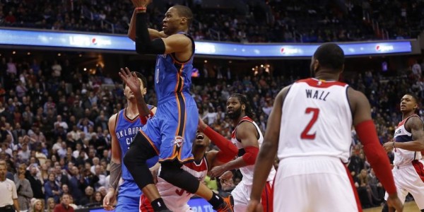 Oklahoma City Thunder – Russell Westbrook What Kevin Durant Starts