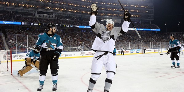 Kings Beat Sharks – Outdoor Hockey is the Best Kind
