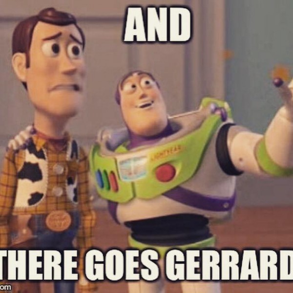 There goes Gerrard