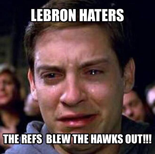 Blew the Hawks out