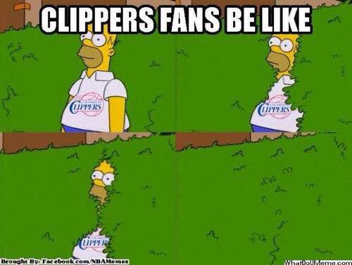 Clippers fan be like