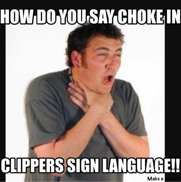 Clippers in sign language