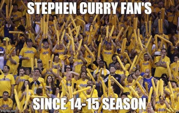 Curry fans since 14-15