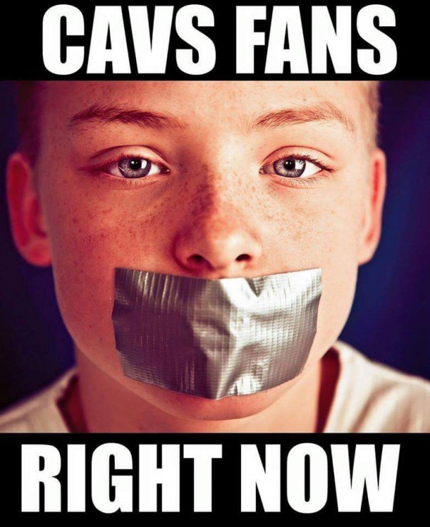 Cavs Fans shutting up