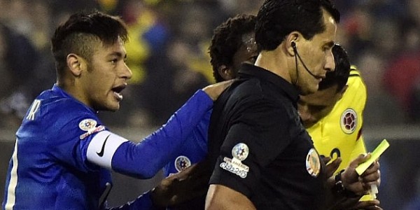 What Neymar Actually Said to Referee Enrique Osses