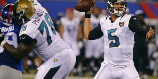 NFL Rumors – Jacksonville Jaguars Actually Confident About Blake Bortles