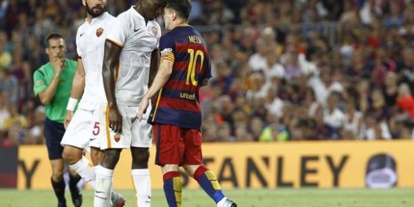 Barcelona beat Roma – Lionel Messi Butting Heads, Ivan Rakitic Scoring Screamers