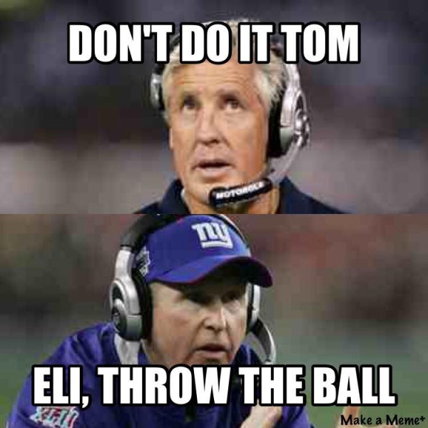 Eli throw it