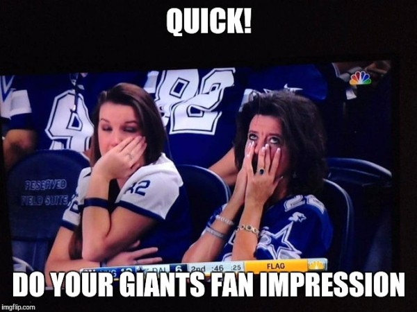 Giants fan impression