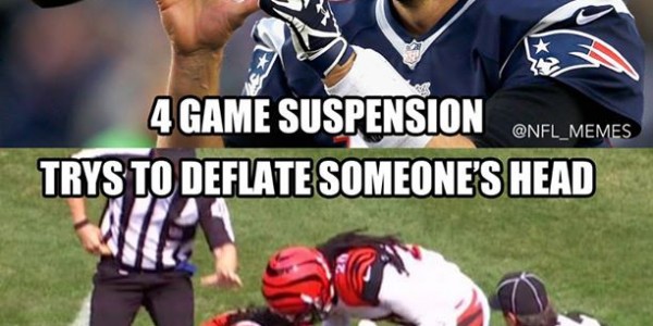 Meme of Tom Brady & Adam Jones Show How Idiotic NFL Discipline Is