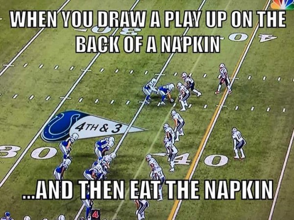Eat the napkin
