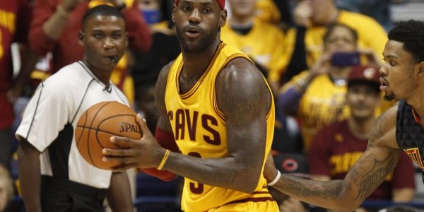 Cleveland Cavaliers – LeBron James Takes it Easy in Preseason Opener
