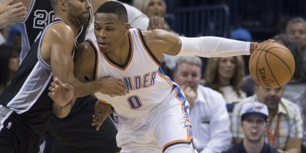 Oklahoma City Thunder – Russell Westbrook Helps Out Billy Donovan, Shreds Tony Parker