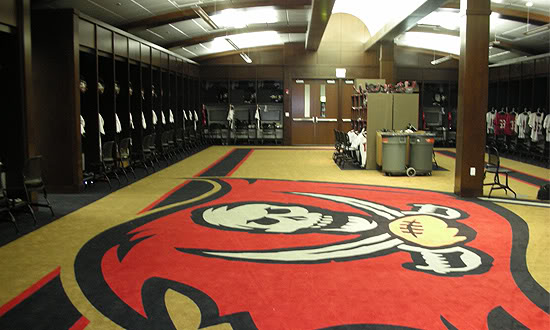 Buccaneers Locker Room