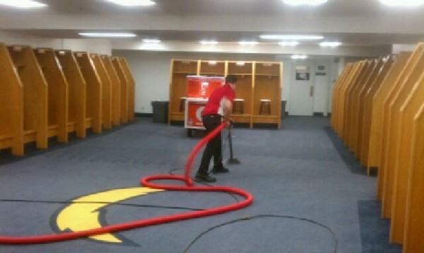 Chargers locker room