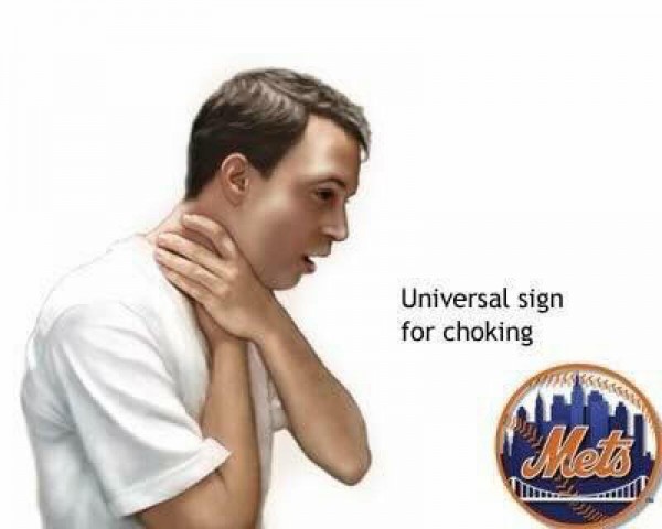 Mets choking