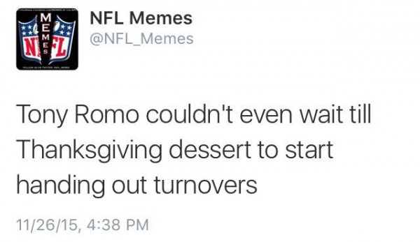 Romo couldn't wait