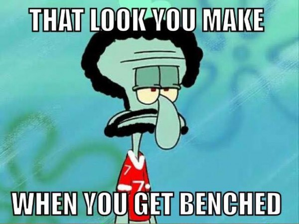 The got benched look