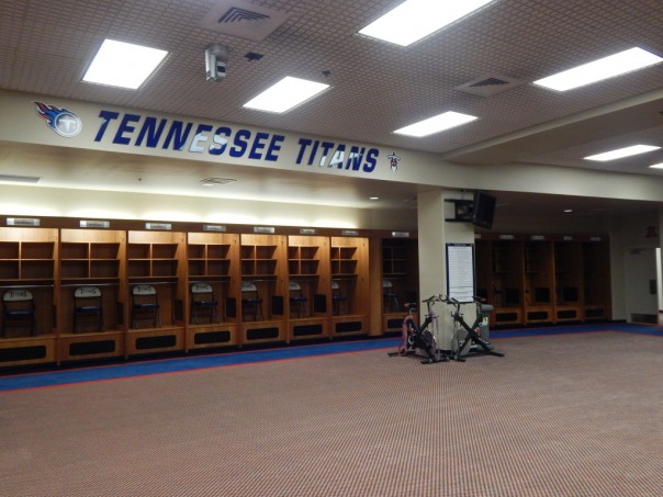 Titans locker room