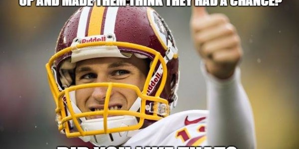 25 Best Memes of Kirk Cousins & the Washington Redskins Making the Playoffs
