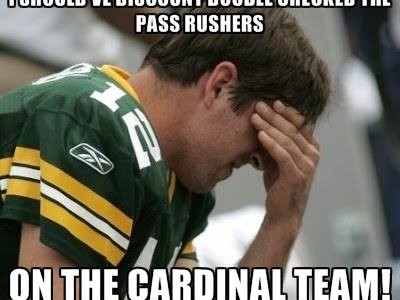 16 Best Memes of Aaron Rodgers & the Green Bay Packers Crushed by the Arizona Cardinals