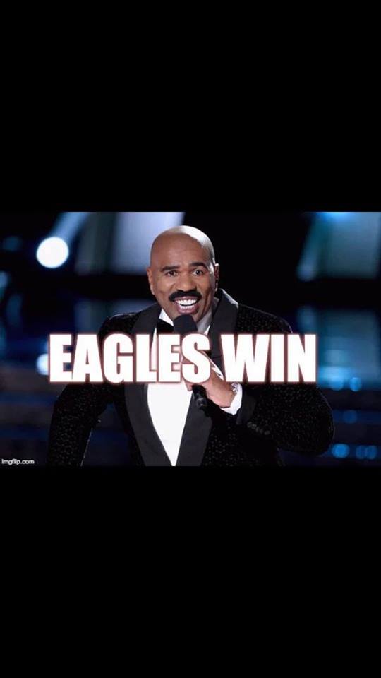 Harvey said Eagles win